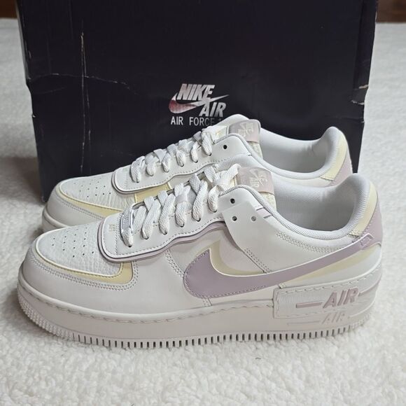 NIB Nike Air Force 1 Low Shadow Sail Platinum Violet (Women's) Size 12 - Picture 5 of 11